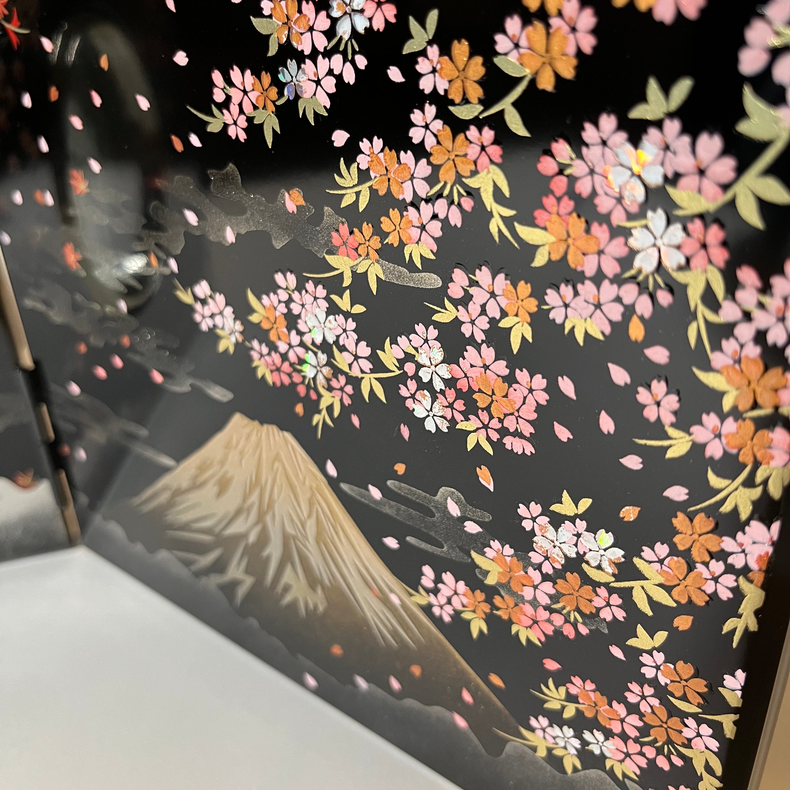 Japanese folding screen clock yamanaka | Umami Square