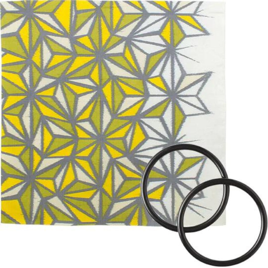 Furoshiki & Bag Rings - Leaf Green