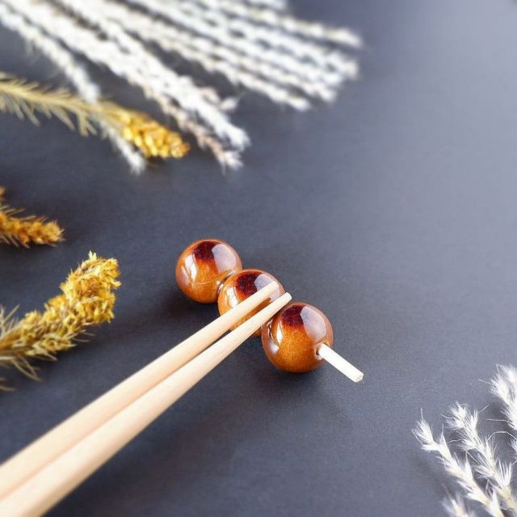 Chopstick Holder - Mitarashi Dango Dumplings