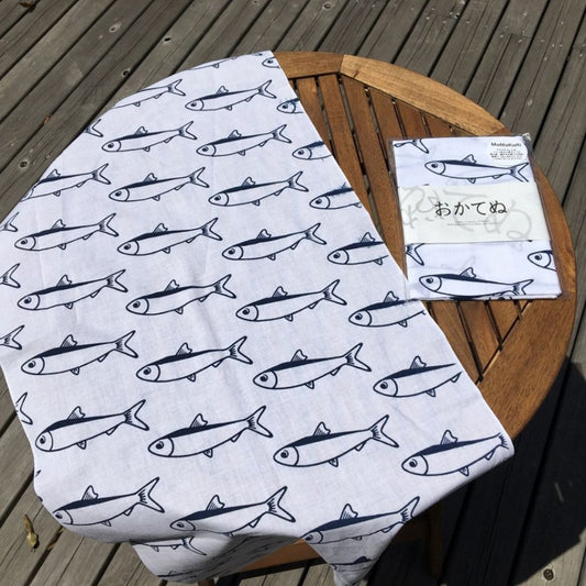 Cotton Hand Towel - Tenugui Mamakari (Okatenu Series)