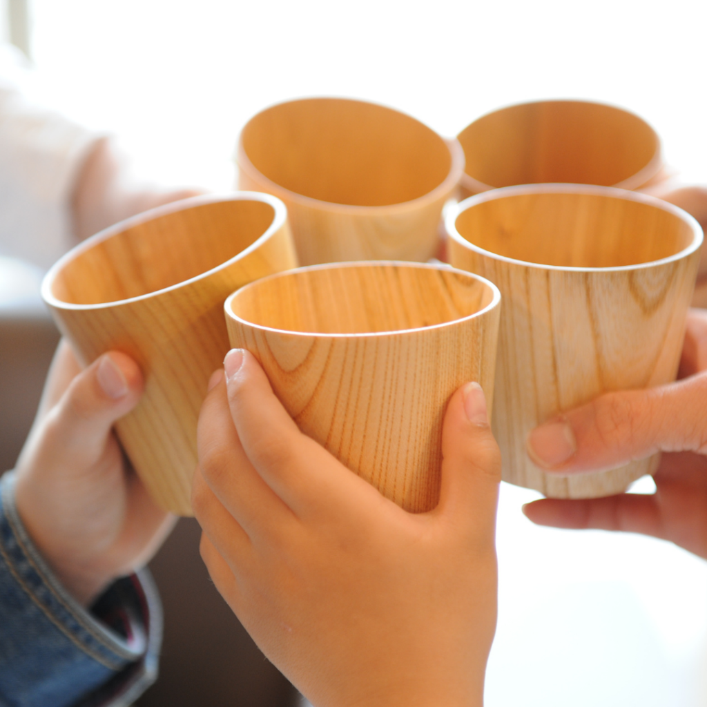 Wooden Cup by Shirasagi