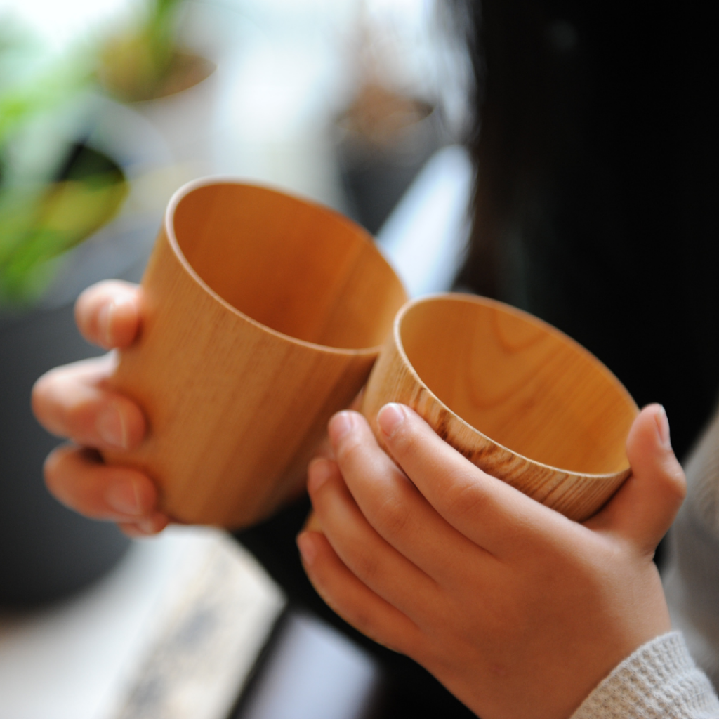 Wooden Cup by Shirasagi