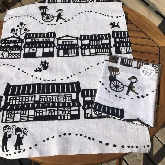 Cotton Hand Towel - Tenugui Sanpo