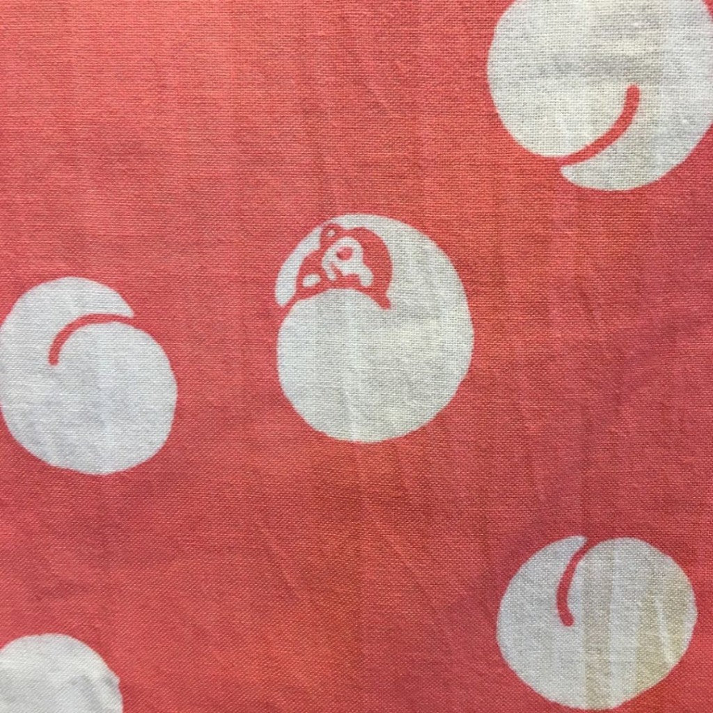 Cotton Hand Towel - Tenugui Momo (Okatenu Series)
