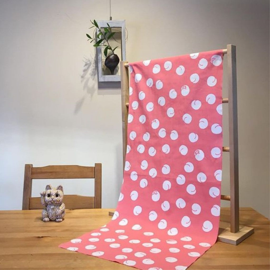 Cotton Hand Towel - Tenugui Momo (Okatenu Series)