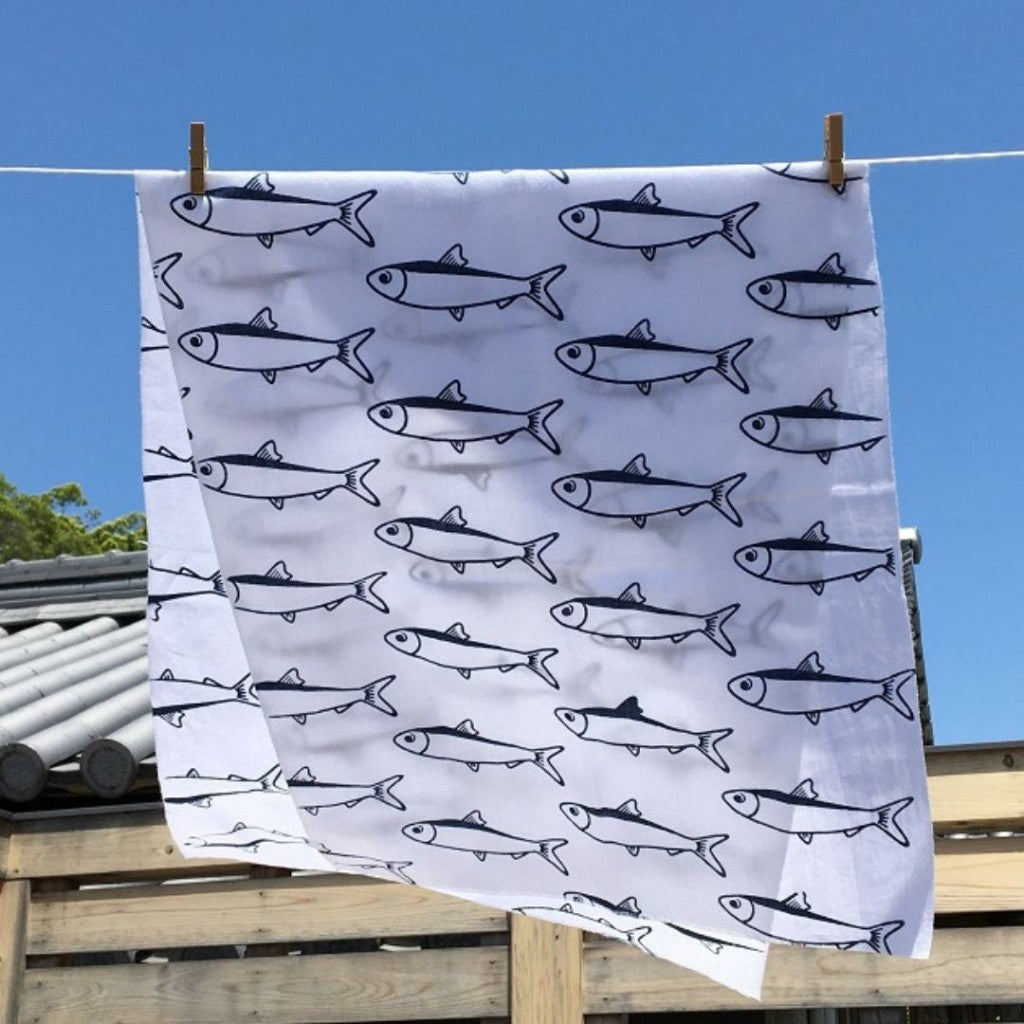 Cotton Hand Towel - Tenugui Mamakari (Okatenu Series)