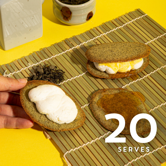 Jasmine Peach Langue de Chat Cream Sandwich Kit