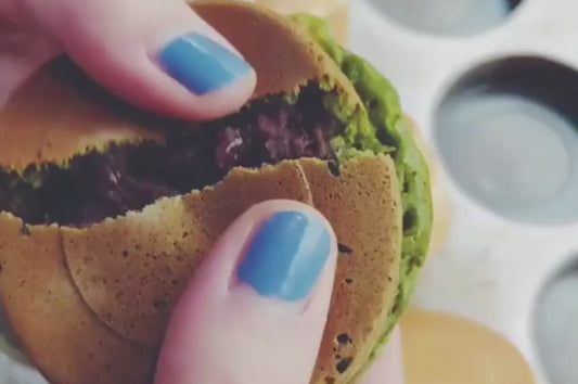 Wheel Cake(Imagawayaki) Matcha Red Bean