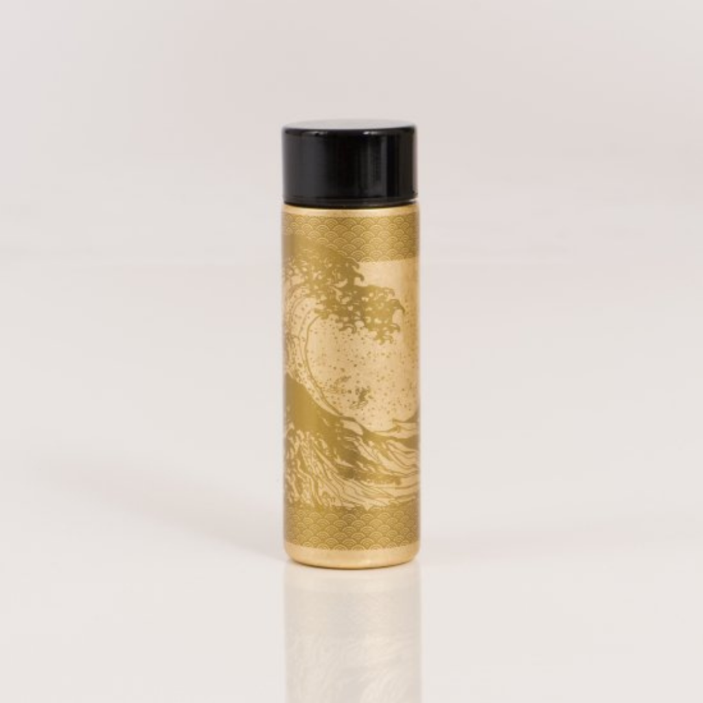 Stainless Insulated Water Bottle 140ml - Namiura Gold Foil